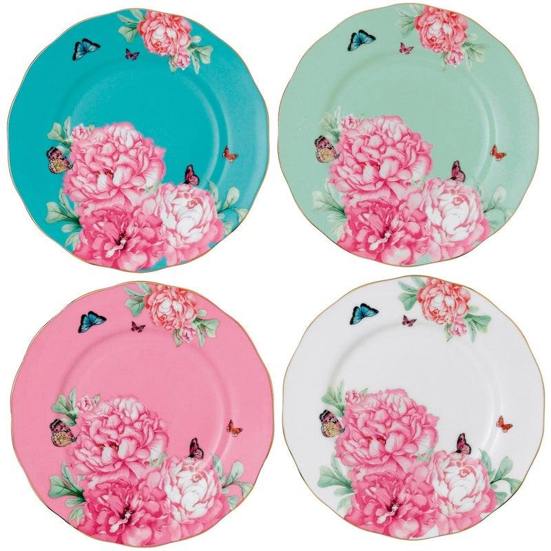 ROYAL ALBERT Miranda Kerr For Royal Albert Friendship Accent Plate Set of 4, 8" - Image 1
