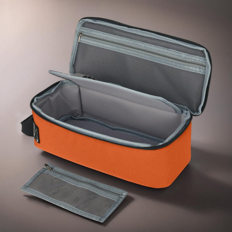 LAKE OF FIRE 12.6" Small Tool Bag Pouch for Men with Multiple Pockets, Waterproof Heavy Duty Tool Bag Organizer with Zipper and Portable Handle (Orange) - Image 3
