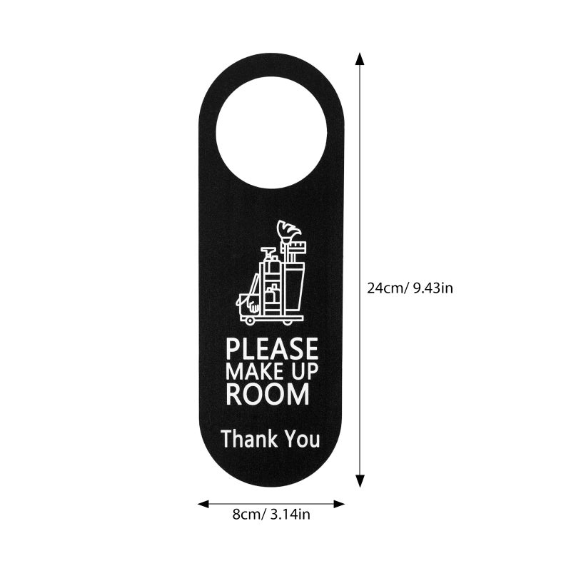 2pcs Do Not Disturb Door Sign Hanger Hotel Door Knob Hanger Sign Double Sided Door - Image 3