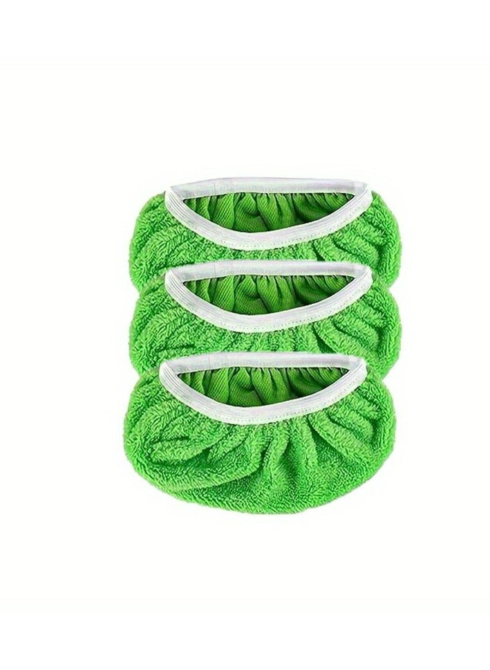 3pcs, Reusable Mop Replacement Pad, Flat Floor Mop Cloth, Washable And Durable Replacement Mop Cloth, Dust Removal Mop Head, Wet And Dry Use, Easy To Clean, Cleaning Supplies(mop not included)  - Image 5