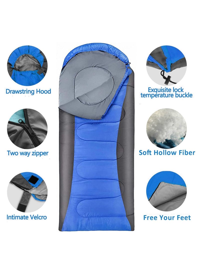 Ultralight Camping Sleeping Bag – Blue & Gray, 210x75x10cm, 3-Season, Compact & Durable - pzsku/Z6EF8DD34DD85DFA5D136Z/45/_/1738760521/18a8e315-0f92-4576-a9d8-4fa361442901