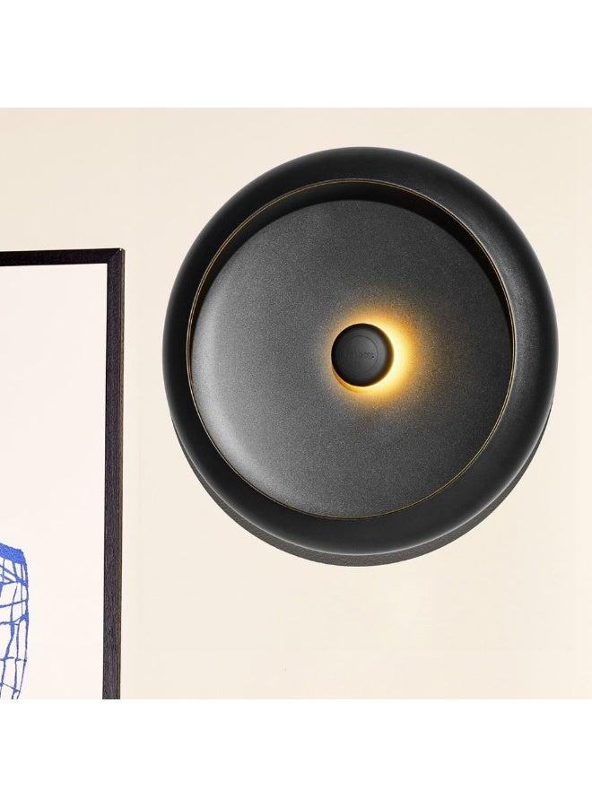 Fatboy Oloha Bowl with Rechargeable Lamp | Multifunctional | Lamp: ABS and silicone | Shade: Steel | Suitable for Indoor & Outdoor Use | Stepless dimmable | (37.5 x 8.2 cm) Large, Black - Image 5