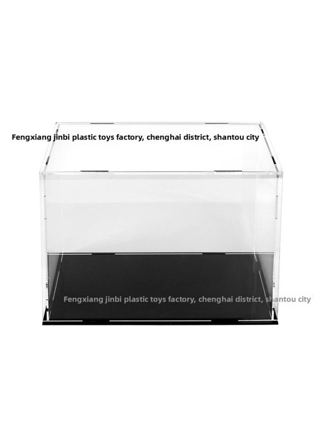 Generic - High Transparent Acrylic Display Box Cartoon Hand-made Building Blocks Blind Box Car Model Building Street View Storage Dust Cover Box-Color:WG6232 Acrylic Cover: Qinhuai River, Nanjing, Jiangsu, China (excluding Building Blocks And Light Strings) - Image 1