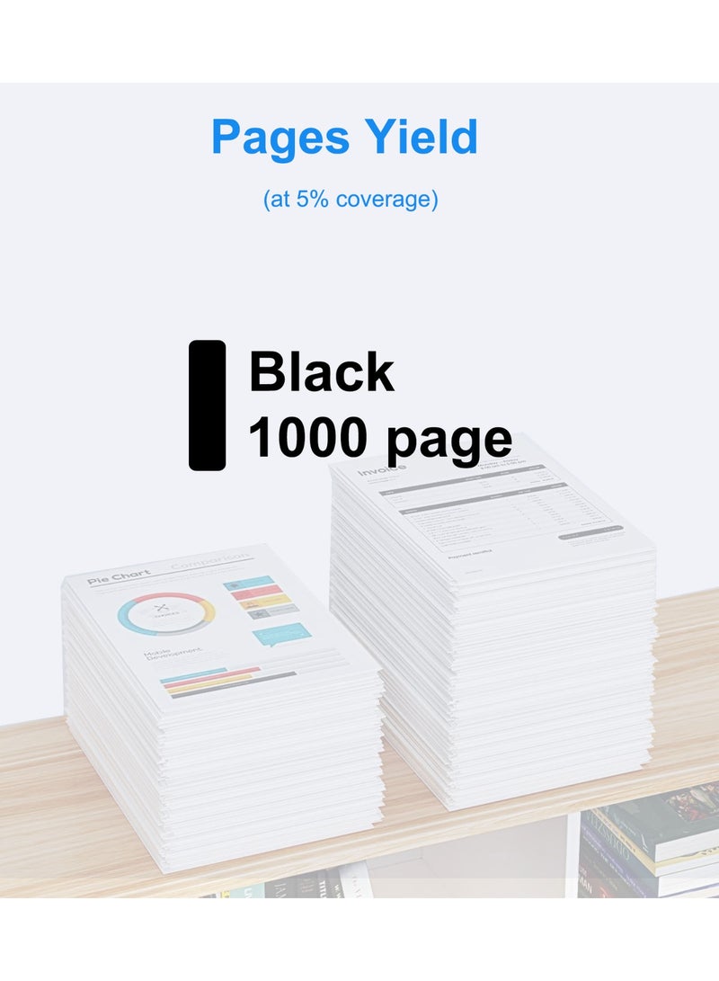 خراطيش الحبر الأسود CF244A 44A متوافقة مع 44A CF244A لطابعة Laserjet Pro M15w M15a MFP M28w M28a (2 عبوة) - Image 3