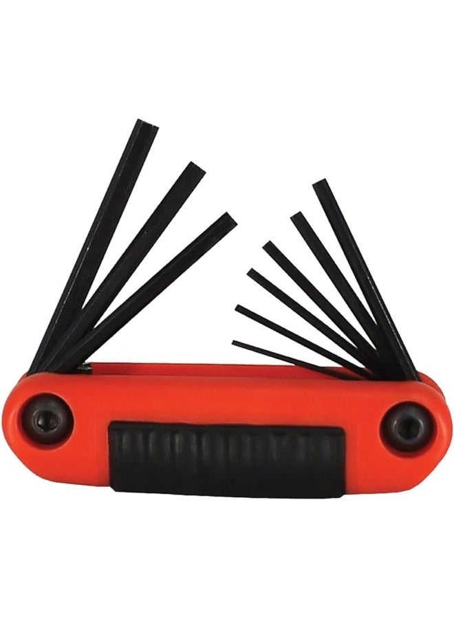 Eklind 25912 Ergo-Fold Fold-Up Hex Key Allen Wrench - 9Pc Set Sae Inch Sizes .050-3/16 - Image 2