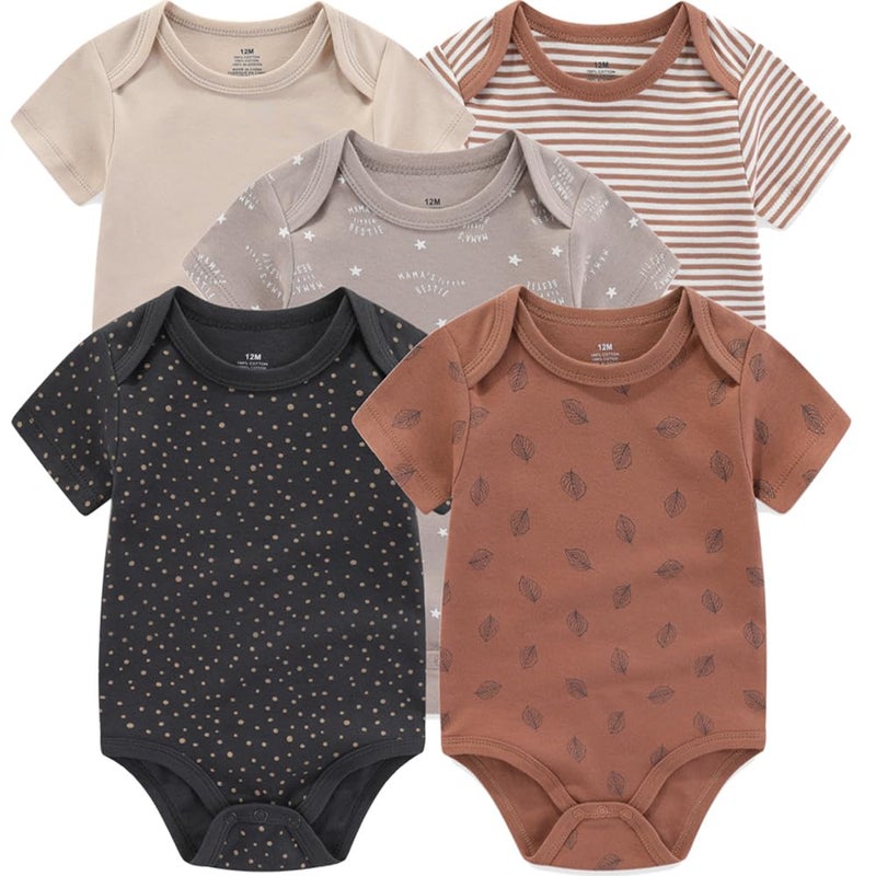 Kiddiezoom Baby Layette Set Baby Boys' 10-Piece Bodysuits Pants Set Toddler Girl Boy Unisex Baby Gift Sets - Image 2