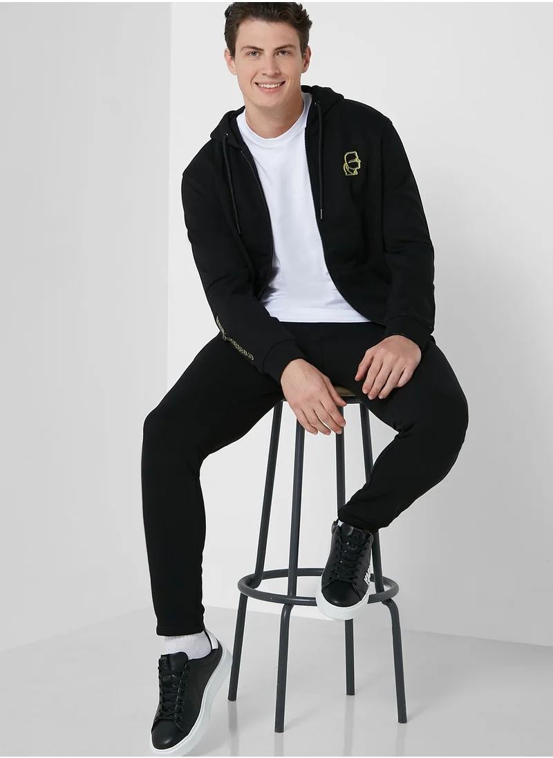 Karl Lagerfeld Causal Zip Throug Hoodie