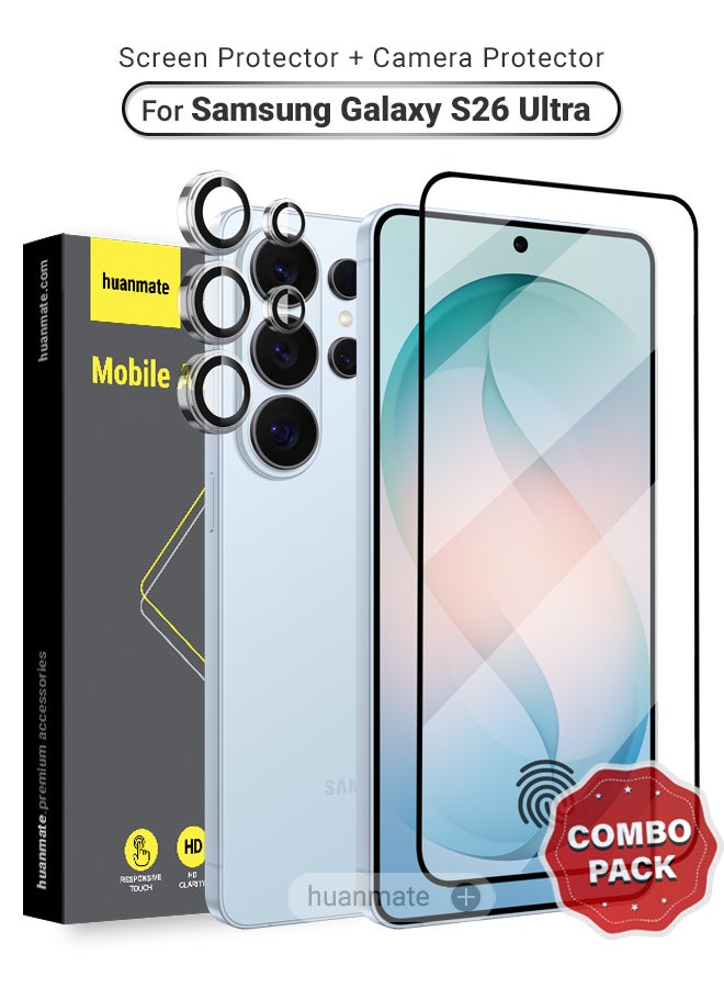 هوان ميت Huanmate 2 In 1 Samsung Galaxy S26 Ultra Screen Camera Protector