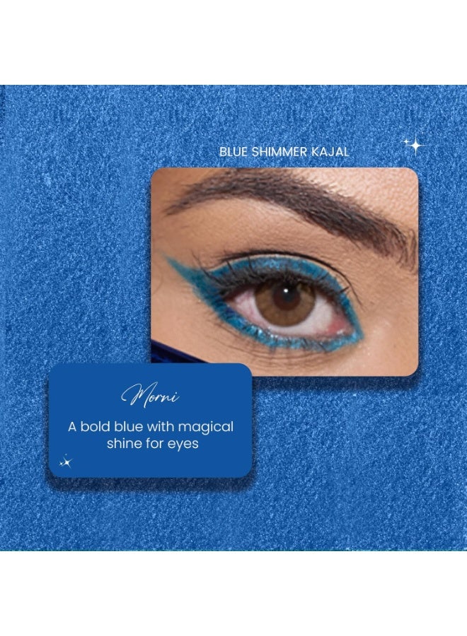 Parul Garg Pencil Beauty Bold Define Shimmer Kajal | Smooth Glide for Eyelid & Lash Line | Long-Lasting, Smudge-Proof & a Dazzling Shine |  (Morni) - Image 2