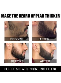 EELHOE Beard Pencil Filler for Men, Long Lasting Beard Filling Pen Kit with Brush and Beard Styling Comb Tool Creates Natural Looking Beard, Moustache and Eyebrows  - Image 4