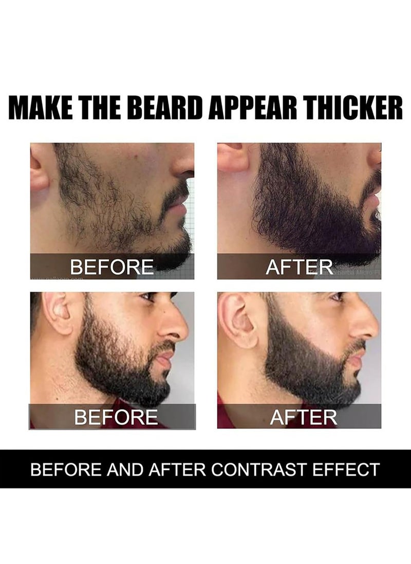 EELHOE - Beard Pencil Filler for Men, Long Lasting Beard Filling Pen Kit with Brush and Beard Styling Comb Tool Creates Natural Looking Beard, Moustache and Eyebrows - Image 1