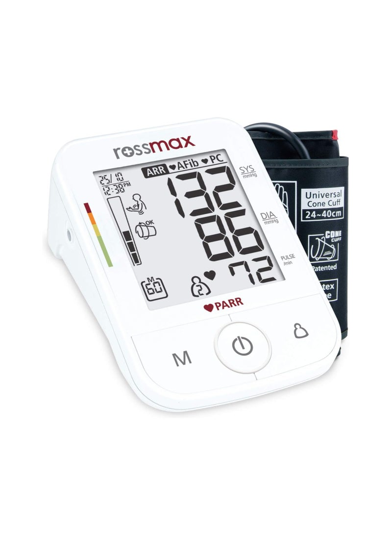 روزماكس "جهاز قياس ضغط الدم الاحترافي X5 PARR، لون أبيض." - Image 1