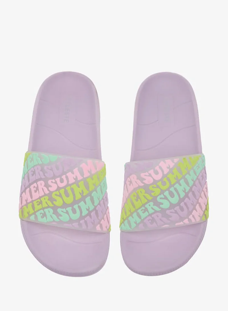 Celeste Women's Printed Slip-On Slides