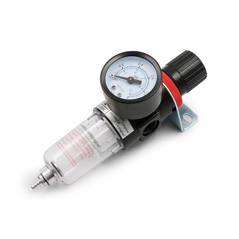 Compressor Masters AFR2000 Connection Size 14 Pneumatic Air Filter Regulator Compressor and Pressure Reducing Valve Oil Water Separation Gauge Outfit - Image 2