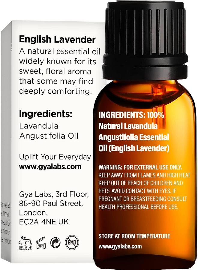 Gya Labs Pure English Lavender Oil Essential Oil for Diffuser- 100% Natural Therapeutic Grade Lavender Oil Essential Oils for Skin - Lavender Essential Oil for Hair Growth (0.34) - Image 5