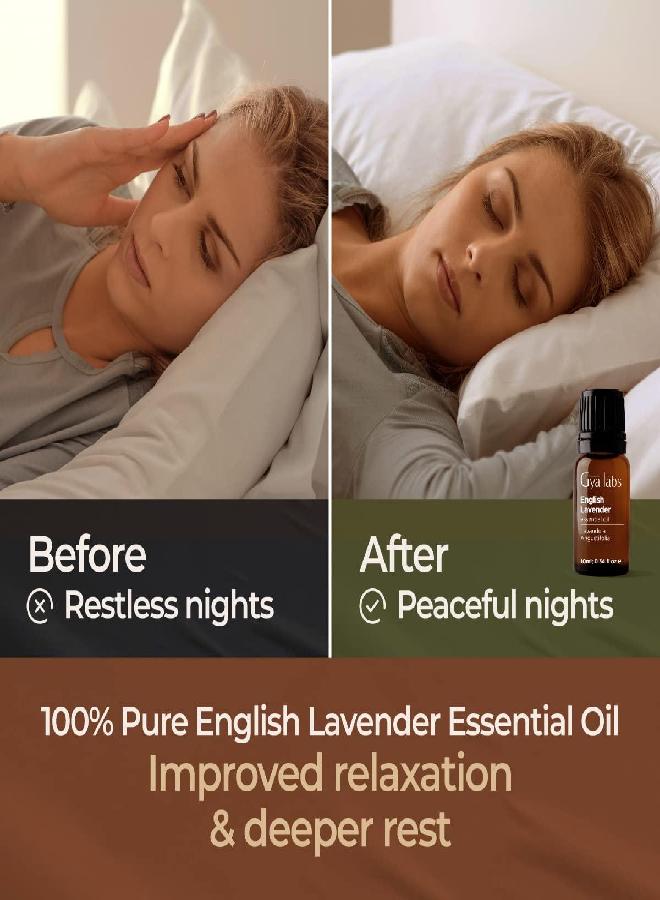 Gya Labs Pure English Lavender Oil Essential Oil for Diffuser- 100% Natural Therapeutic Grade Lavender Oil Essential Oils for Skin - Lavender Essential Oil for Hair Growth (0.34) - Image 3