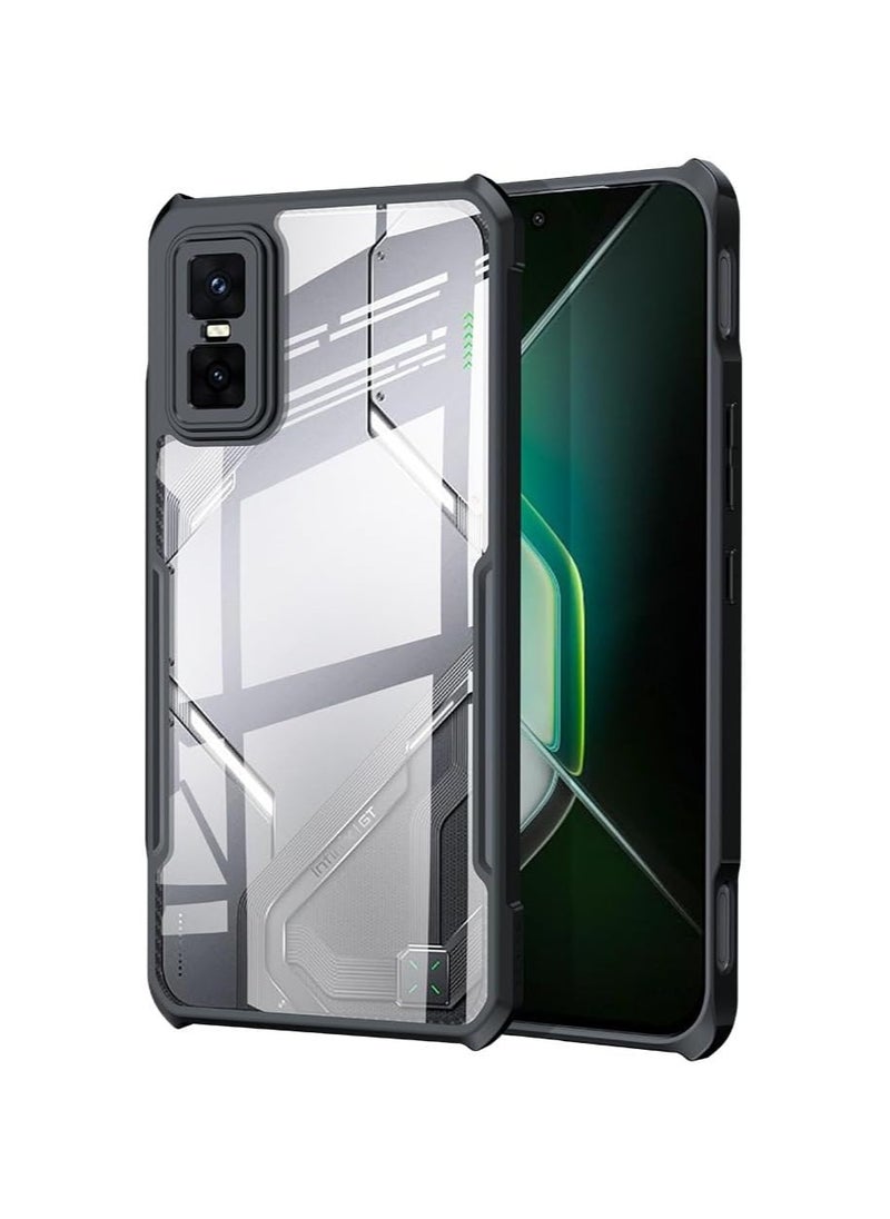 General Clear Case Compatible Infinix GT 30 Pro Case [Airbag Protection] Transparent Cover Camera Lens Protection PC+TPU Shockproof Bumper Protective Back Cover  - Image 1