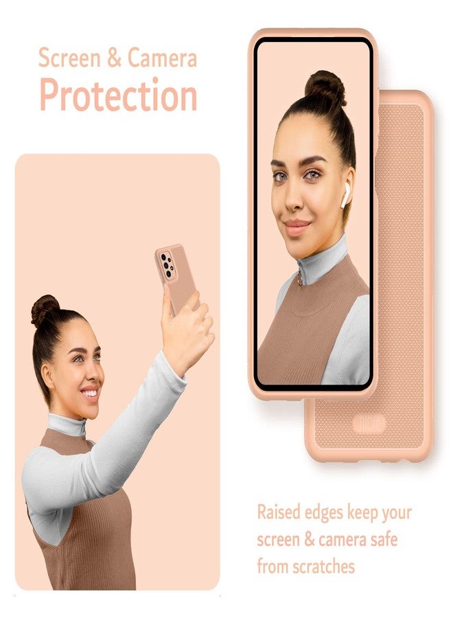 توديا جراب TUDIA Slim Grip مصمم خصيصًا لهاتف سامسونج جالاكسي A23 5G / جراب جالاكسي A23، [LINNGrip] حماية فائقة النحافة وخفيفة الوزن ومقاومة للصدمات مصنوعة من مادة TPU الناعمة غير قابلة للانزلاق لجراب جالاكسي A23 5G (لون الخوخ) - Image 4