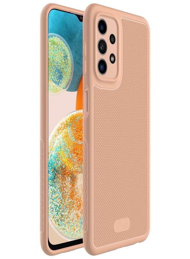 توديا جراب TUDIA Slim Grip مصمم خصيصًا لهاتف سامسونج جالاكسي A23 5G / جراب جالاكسي A23، [LINNGrip] حماية فائقة النحافة وخفيفة الوزن ومقاومة للصدمات مصنوعة من مادة TPU الناعمة غير قابلة للانزلاق لجراب جالاكسي A23 5G (لون الخوخ) - Image 1