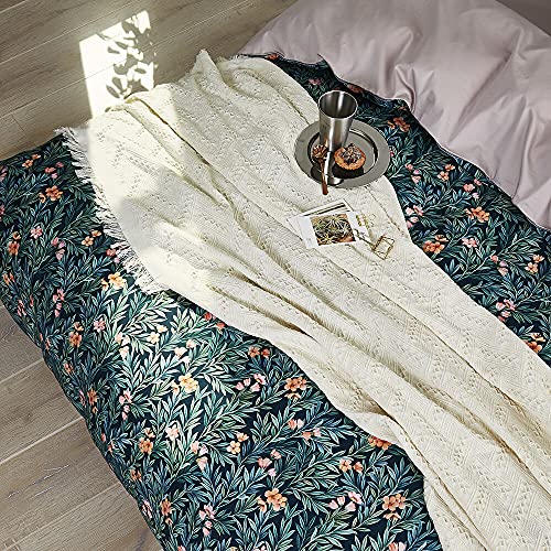 Cupocupa Duvet Cover King Size Set Boho Floral Pattern Vintage Soft Bedding Leaf Print Paisley Duvet Cover with Pillowcases - Image 3