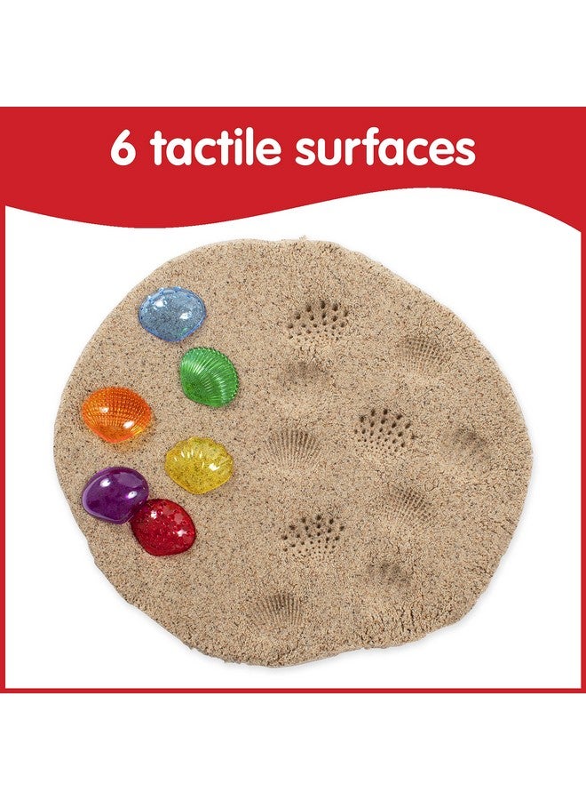 edxeducation 13841 Tactile Shells Set Of 72 Translucent 6 Textures And Colors Ages 18M+ Explore Stem Concepts Via Light Panels And Sensory Bins  - Image 5