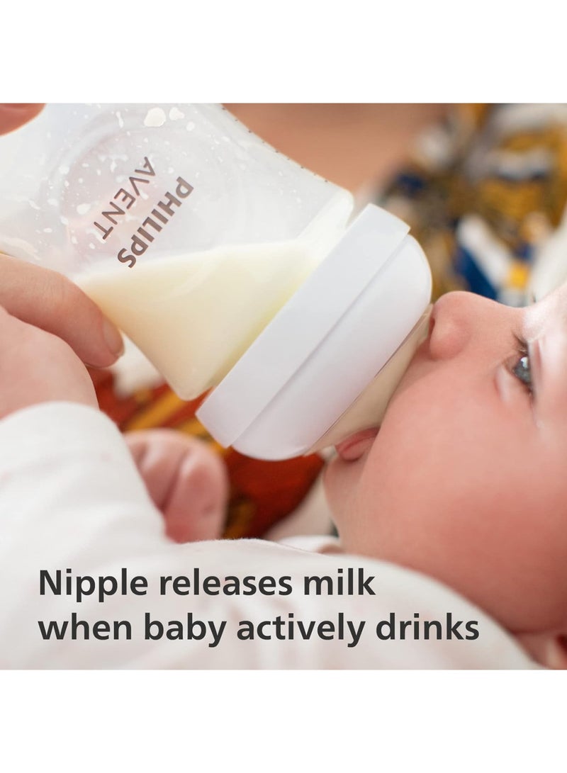 Philips Avent Natural Response Baby Bottle 260Ml Baby Milk Bottle Bpa Free For Babies Giraffe Pattern - Image 4
