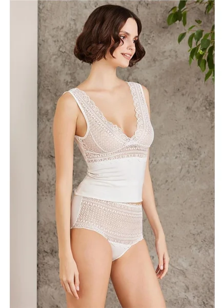 بيير كاردان 335 Women's Panties Set Ecru