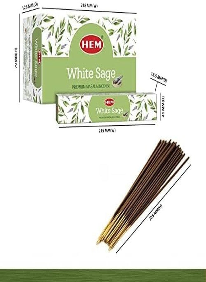 HEM White Sage Premium Incense Sticks (100 gm)… - Image 4