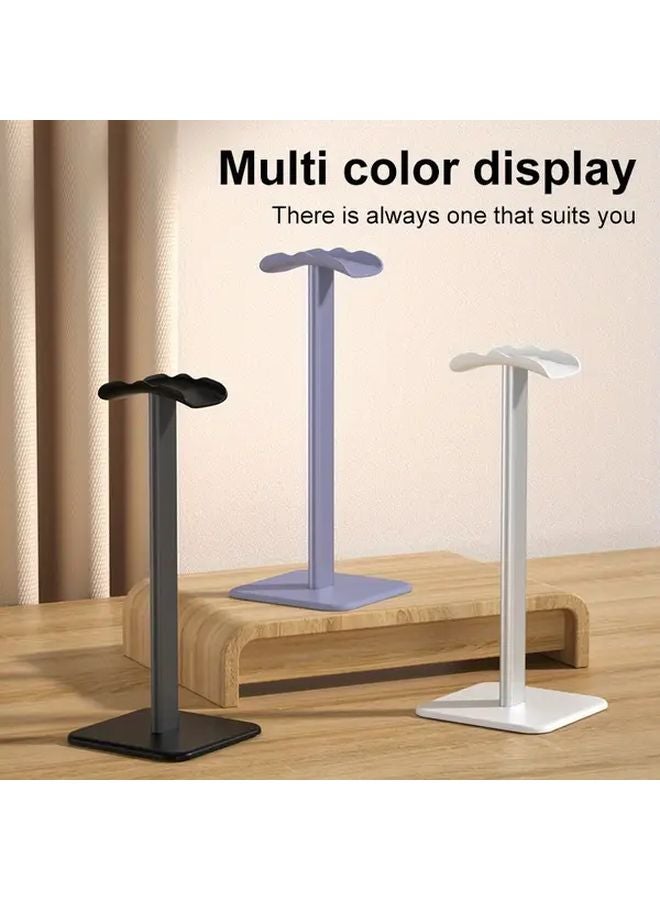 حامل سماعات الرأس المسحوق قوس قابل للفصل يحمل سماعات الرأس والهواتف المحمولة بخامة إيه بي إس غير لامع - Image 4