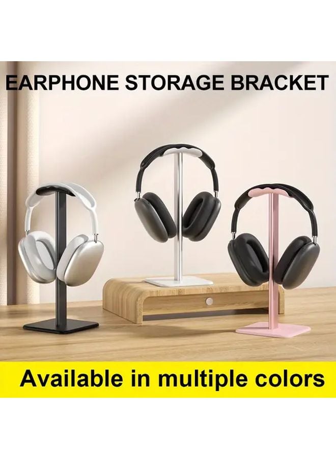 حامل سماعات الرأس المسحوق قوس قابل للفصل يحمل سماعات الرأس والهواتف المحمولة بخامة إيه بي إس غير لامع - Image 2