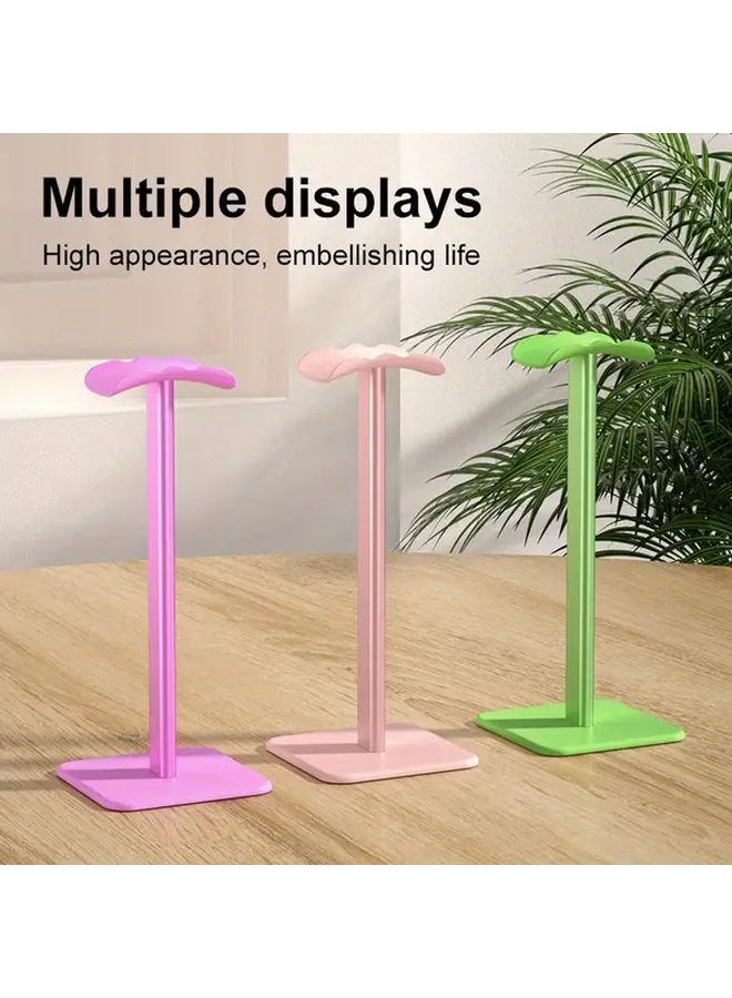 حامل سماعات الرأس المسحوق قوس قابل للفصل يحمل سماعات الرأس والهواتف المحمولة بخامة إيه بي إس غير لامع - Image 3