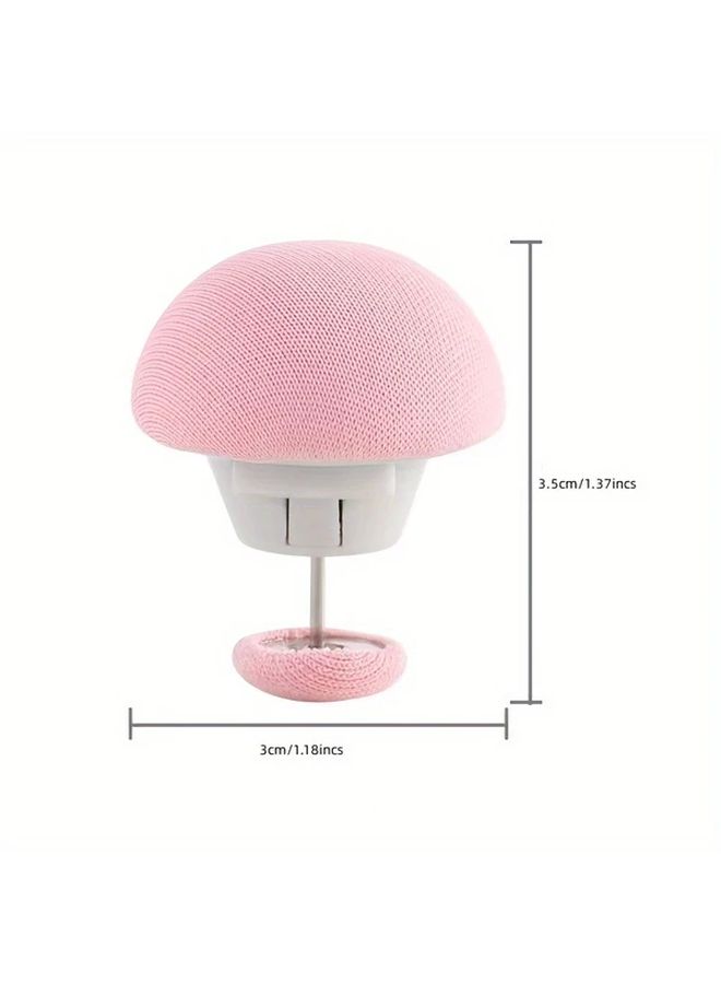 White 16pcs Mushroom Pattern Bed Cover Clips Anti Slip Safety Pins - Image 3
