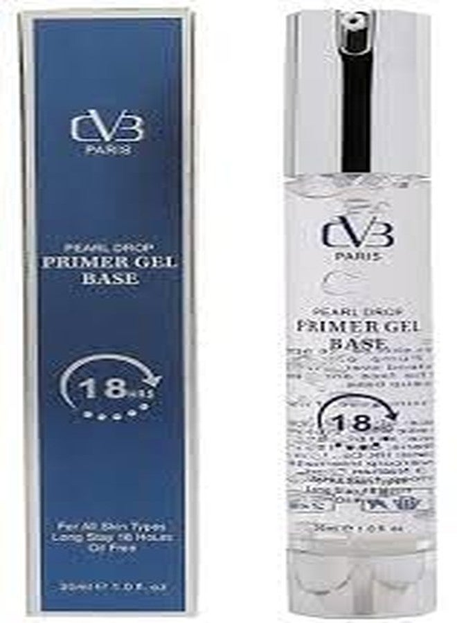 CVB PEARL DROP PRIMER GEL BASE 18HRS FOR ALL SKIN TYPES LONG STAY 18 HOURS OIL FREE 30 ML - Image 3