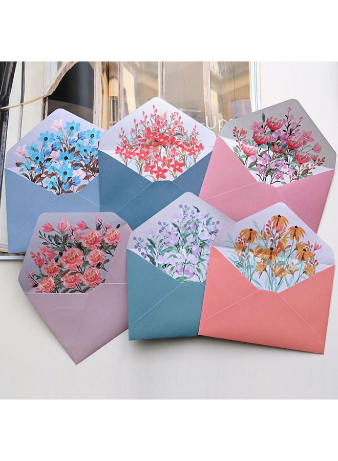 Glow Wedding Envelope Invitation Letter A5 Handwritten Love Letter Letter Paper Warm Spring Blooming Envelope Letter Paper Set Contains 2 Envelopes 4 Letter Paper - Image 4