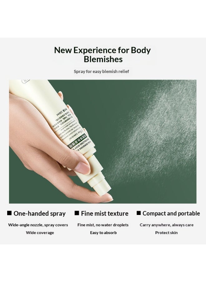 HUNMUI Acne Removing u0026 Skin Revitalizing Body Spray - Back Acne Treatment, Gentle Formula for Clear, Smooth Skin, Reduces Acne u0026 Fades Marks for All Skin Types 150ML - Image 2