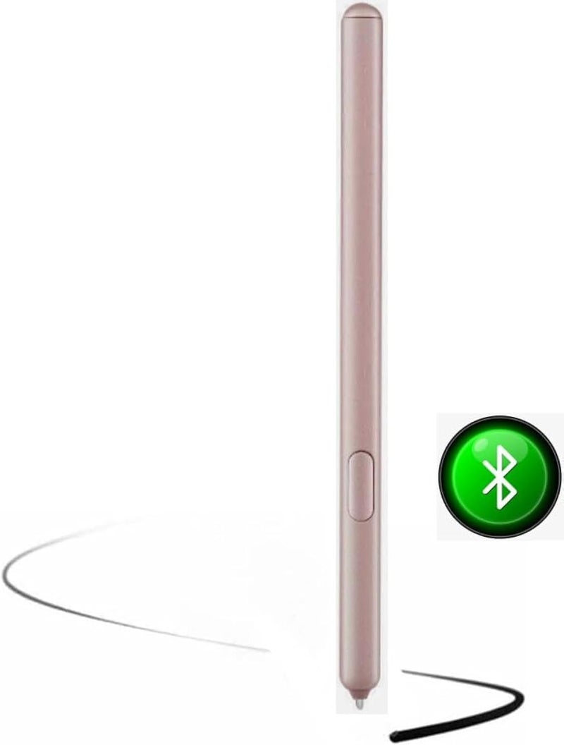 JMBTQ قلم ستايلوس جالاكسي تاب إس 6 (مع بلوتوث) بديل لـ Samsung Galaxy Tab S6 SM-T860 جميع الإصدارات قلم ستايلوس لمس S Pen + رؤوس/أطراف (وردي) - Image 1