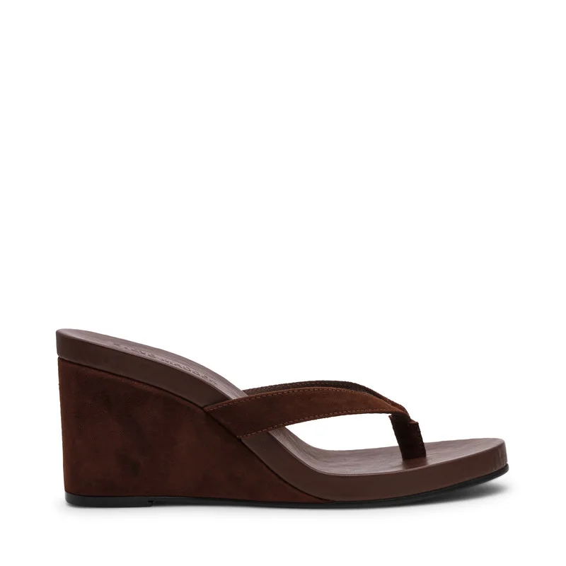 Steve Madden Playing Brown Women's Heel Sandals