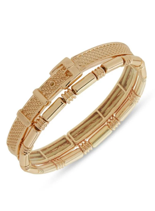 NINE WEST Br 2 Buckle Stretch Bracelets