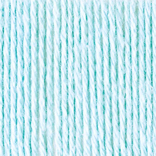 Lily Sugar 'N Cream The Original Solid Yarn, 2.5oz, Medium 4 Gauge, 100% Cotton - Aqua Solid - Machine Wash & Dry - Image 2
