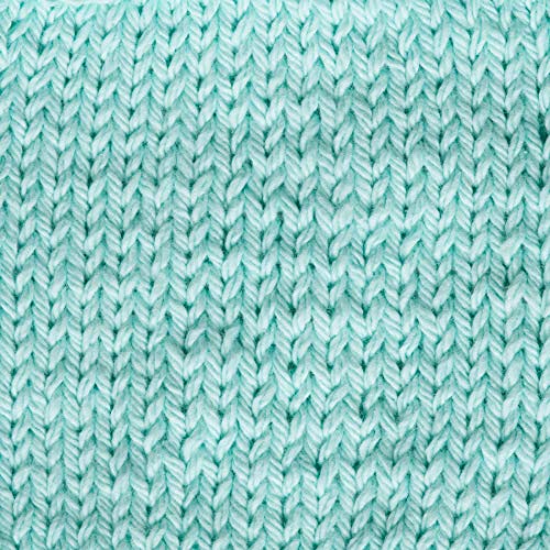 Lily Sugar 'N Cream The Original Solid Yarn, 2.5oz, Medium 4 Gauge, 100% Cotton - Aqua Solid - Machine Wash & Dry - Image 4