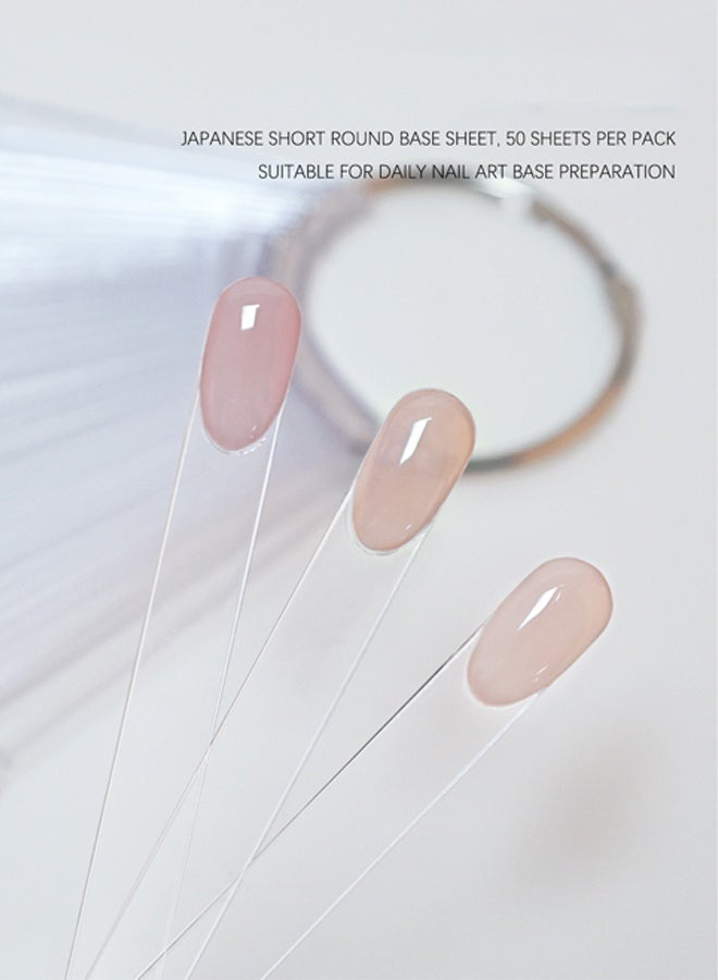 Clear Nail Swatch Sticks with Ring, Fan Shape Nail Art Polish Display Tips, False Nail Sample Sticks, Nail Practice Color Display, Transparent Polish Board for Nail, 150 Pcs - Image 5