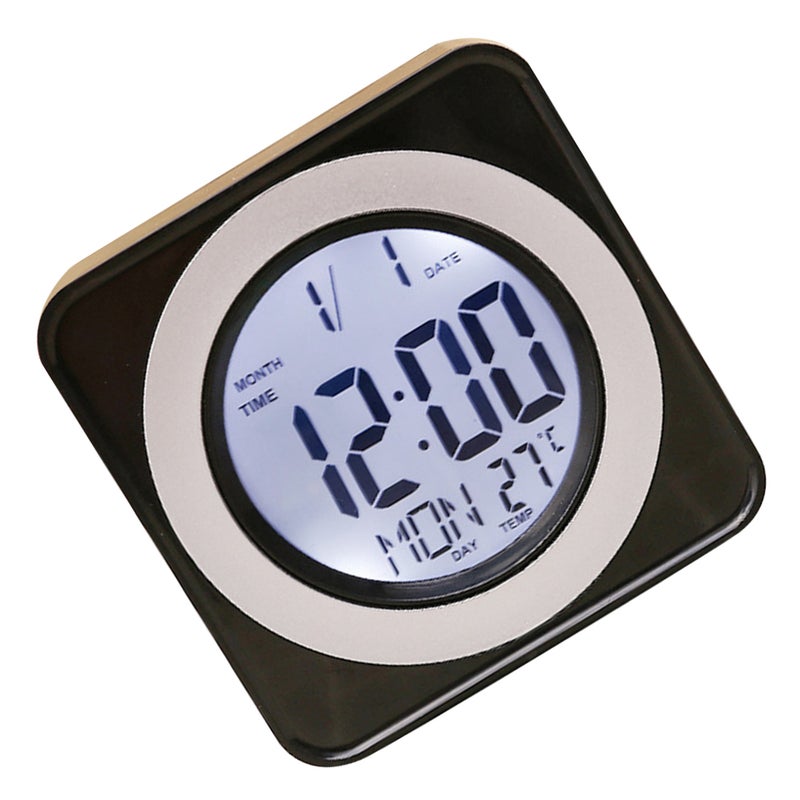 Temperature Alarm Date Month Week Display Alarm Clock Practical Alarm Clock for Home - Image 3