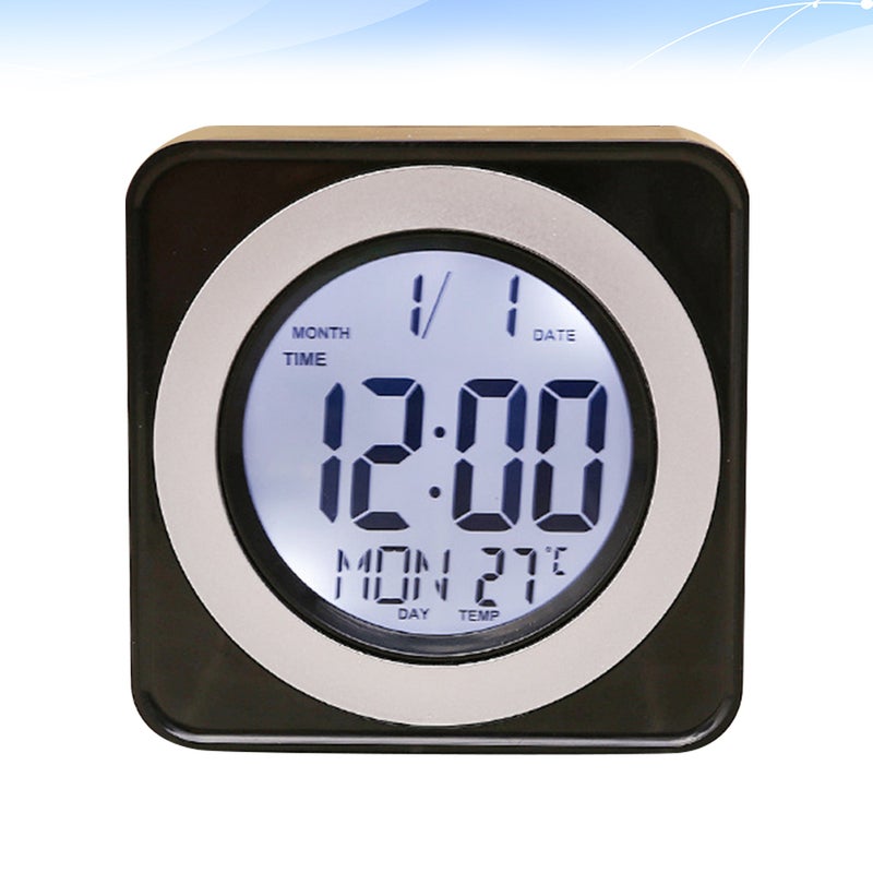 Temperature Alarm Date Month Week Display Alarm Clock Practical Alarm Clock for Home - Image 5