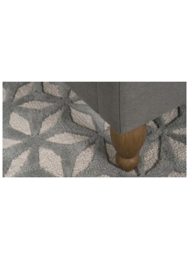 ريترو RA-BD24 سرير خشب طبيعي 222×169×111سم - رمادي - Image 3
