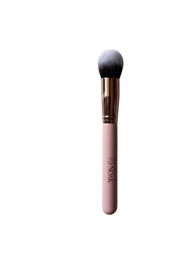 NOAK N124 HD Buffing Brush | Dense Makeup Brush for Foundation, Cream & Powder Blending | Smooth Airbrush Finish | Soft Packed Bristles | Reusable - Image 1