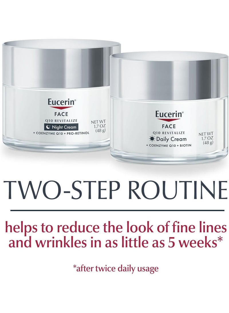 Eucerin Q10 Anti Wrinkle Face Cream Bundle Day Cream and Night Cream For Face Pack of 2 - Image 2