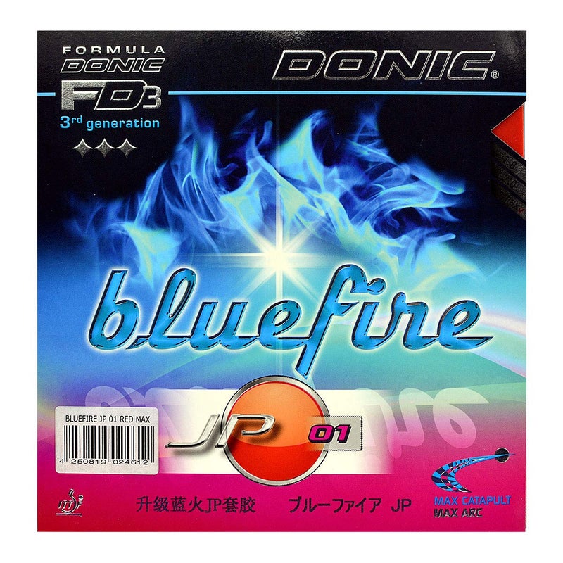 donic مطاط تنس الطاولة بلو فاير JP 01، اللون - أحمر - Image 1