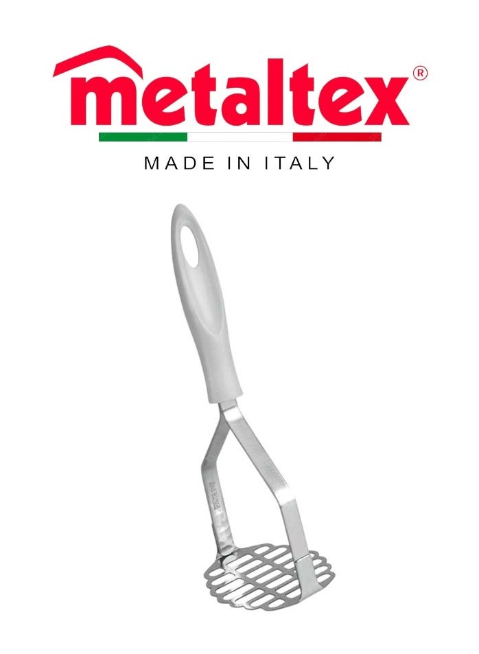 Metaltex مهرس البطاطس ميتالتكس كريستال 25 سم - مهرس ستانلس ستيل متين لبطاطس مهروسة مثالية - Image 2