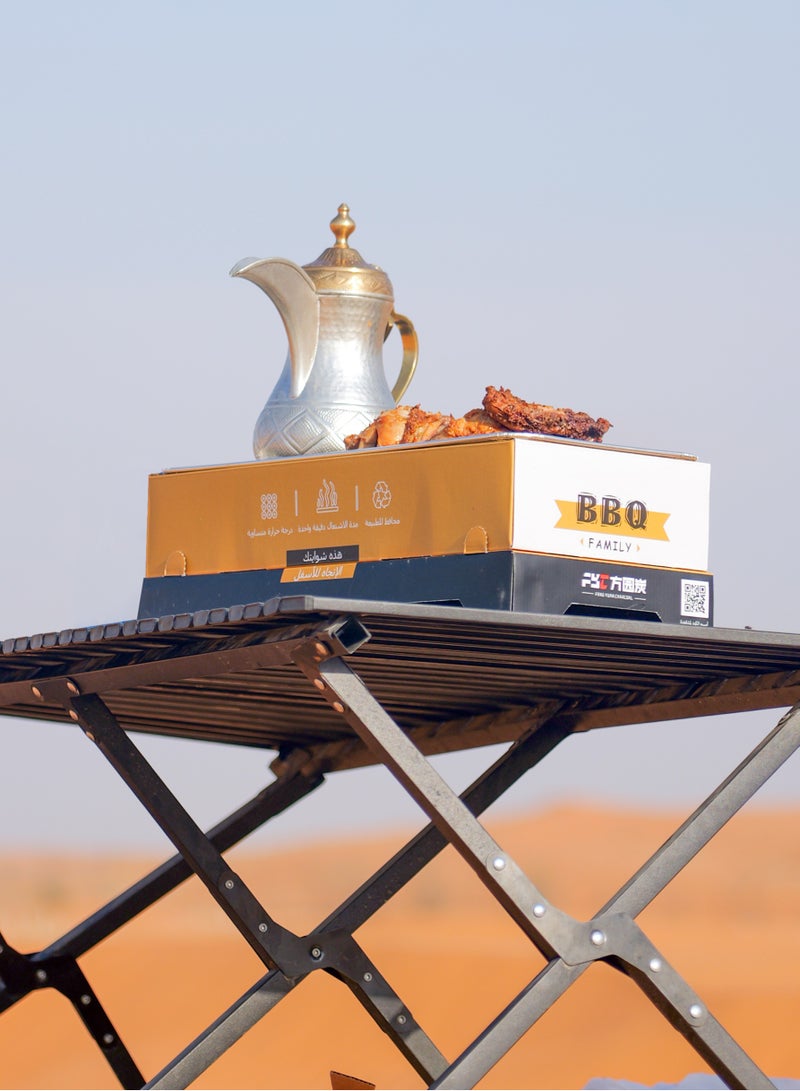 أف واي سي شوايه استخدام واحد سهله الاستخدام  الشواء يكون جاهز في دقايق مع فحم ال اف واي سي سريع الاشتعال   بكج اربعه يسعر 3 - Image 2