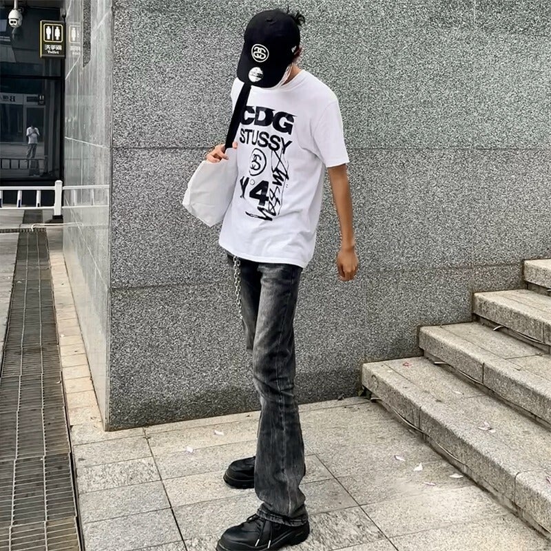 Unisex Casual Daily Denim Jeans - Image 5
